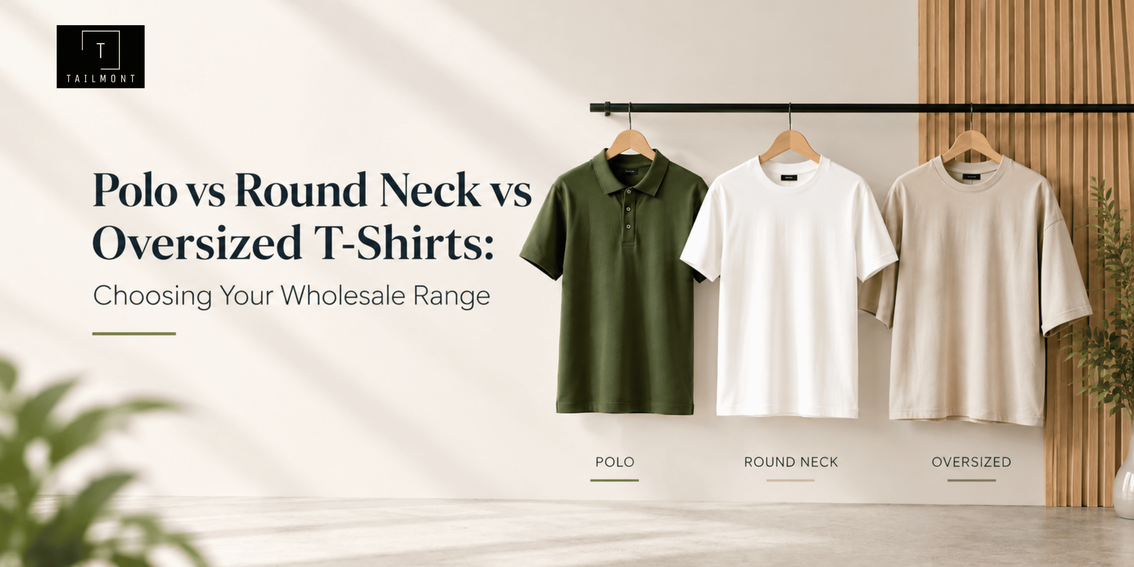 Polo vs Round Neck vs Oversized T-Shirts: Choosing Your Wholesale Range