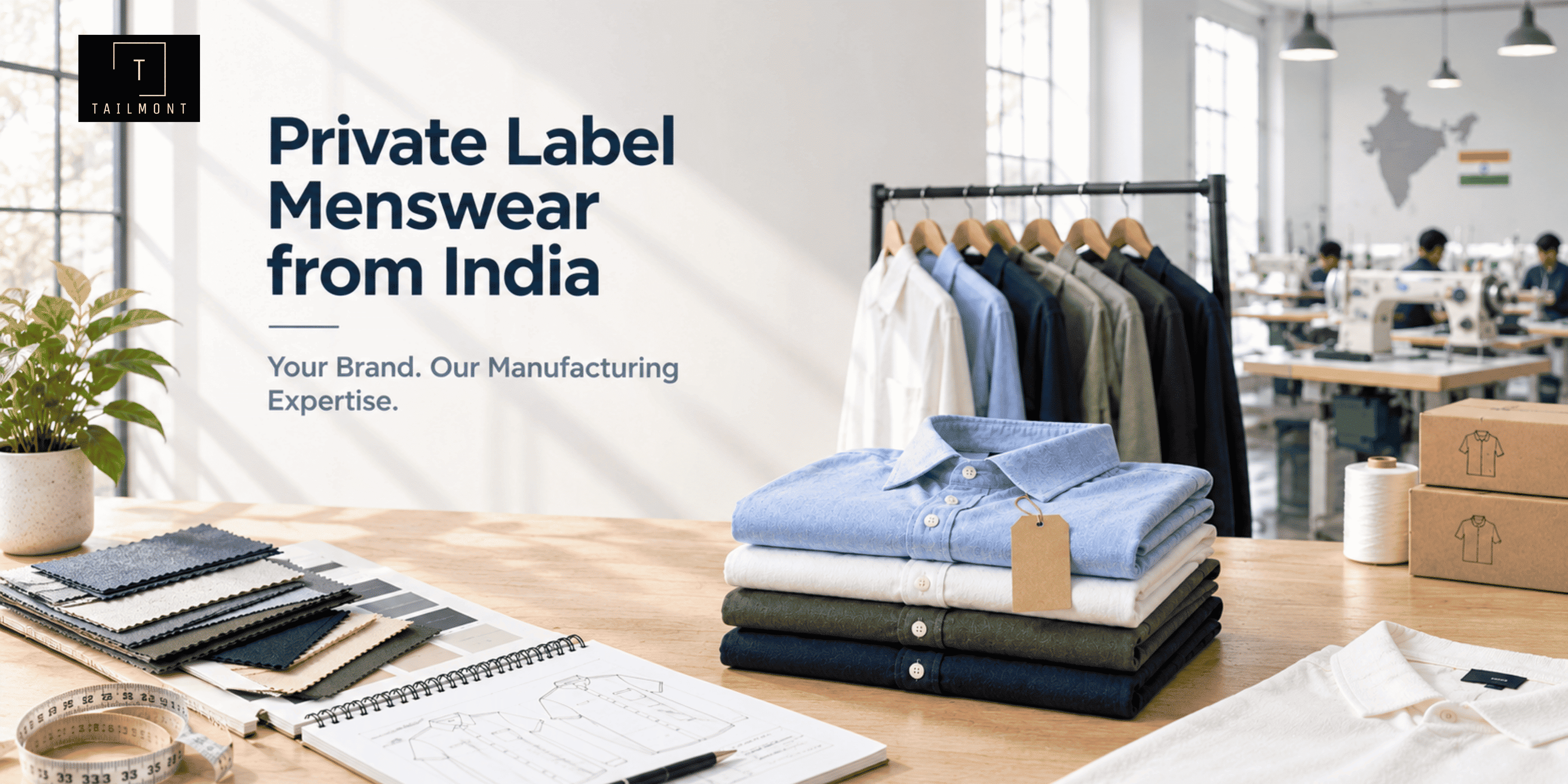 Private Label Menswear from India: Sampling, MOQ and Production Timeline Explained