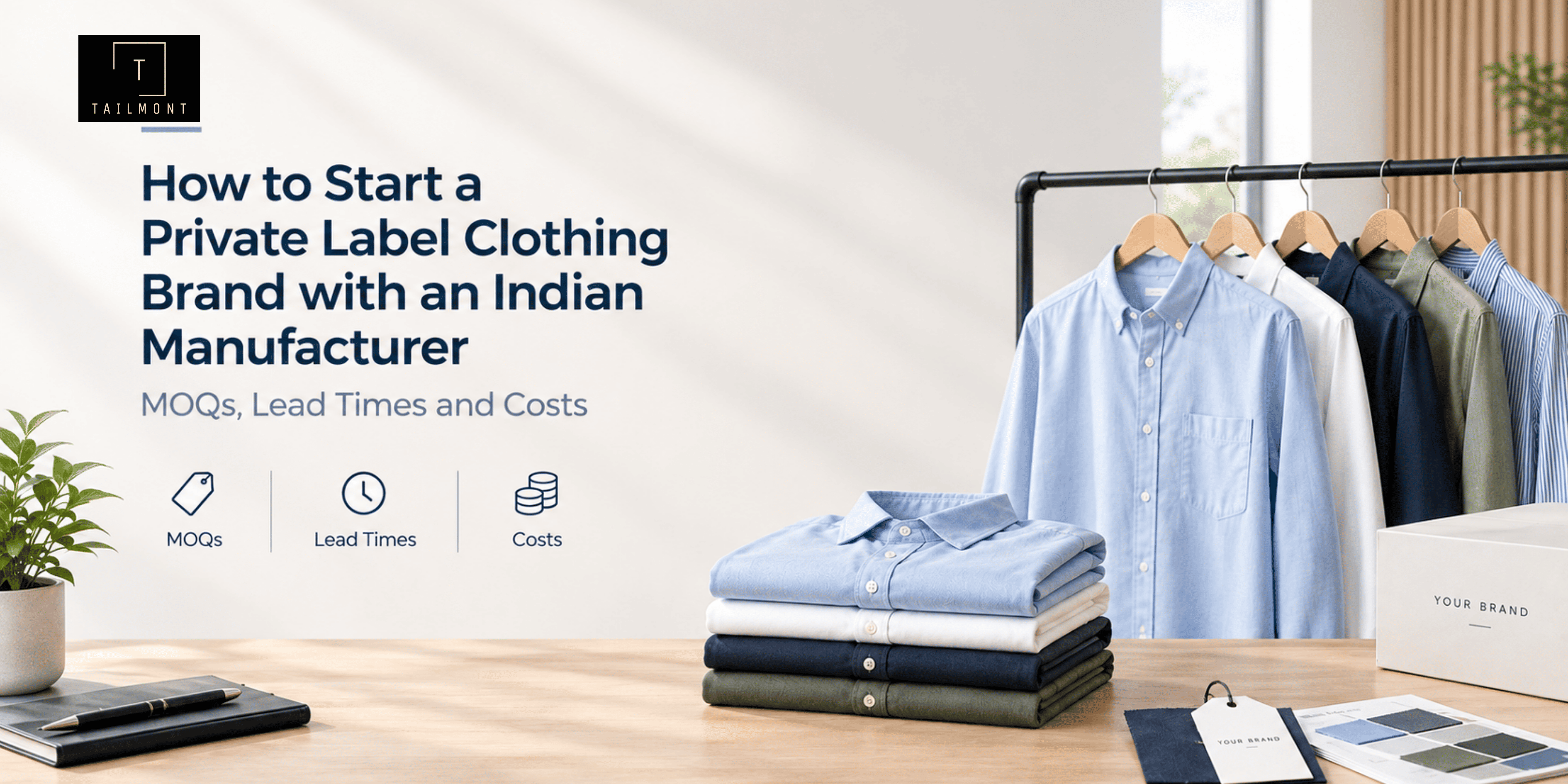How to Start a Private Label Clothing Brand with an Indian Manufacturer: MOQs, Lead Times and Costs