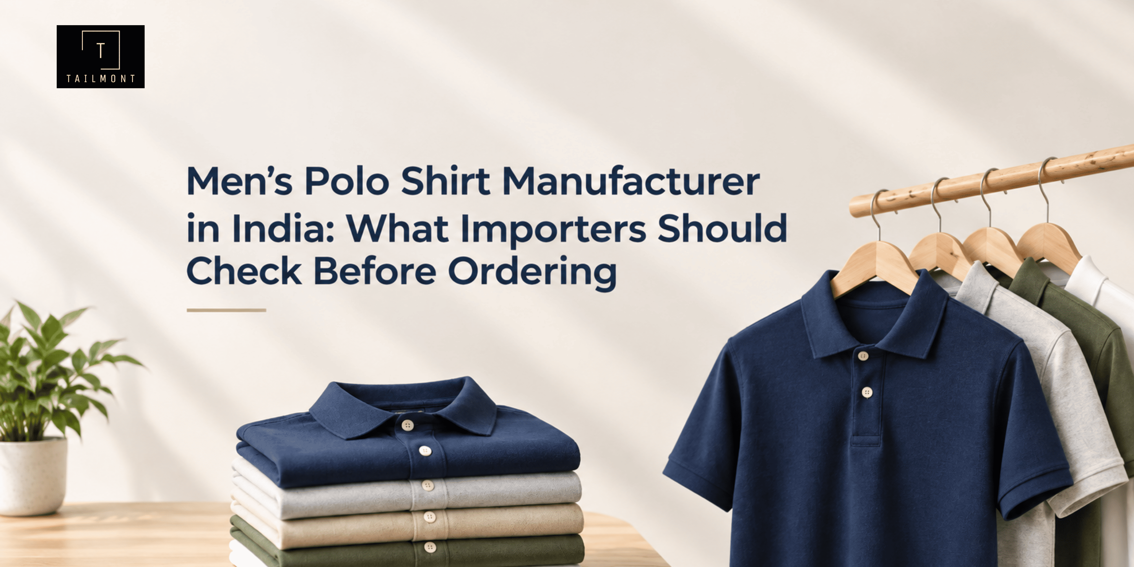 Men’s Polo Shirt Manufacturer in India: What Importers Should Check Before Ordering